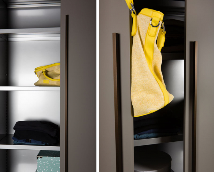 Angle - Maner pentru mobilier, finisaj maro metalizat, L 1480 mm [5]