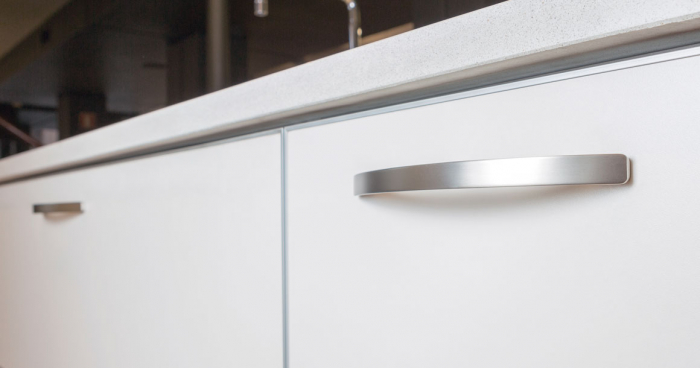 Arch - Maner pentru mobila, finisaj nichel periat, L:208.5 mm [3]