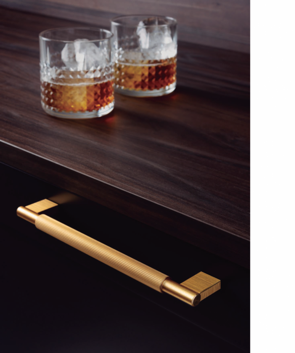 Arpa - Maner pentru mobila, finisaj otel inoxidabil, L 212 mm [3]