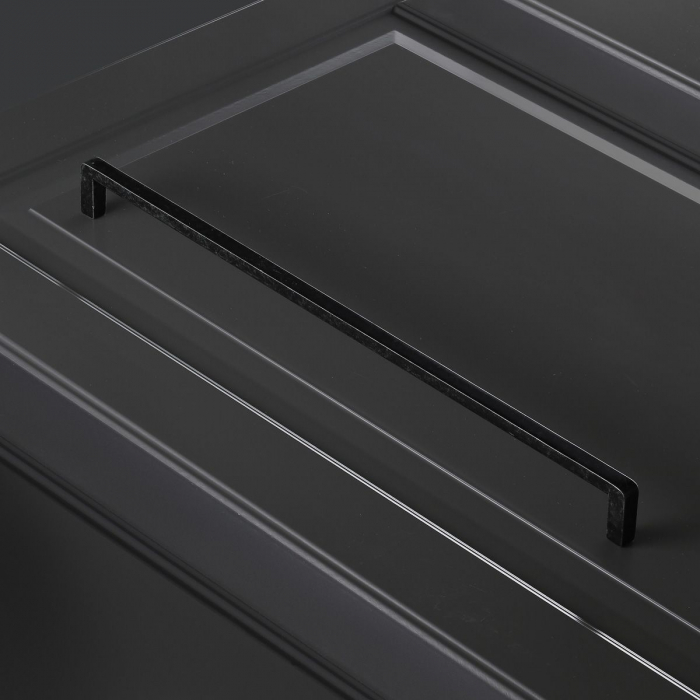 Bagio - Maner pentru mobila, finisaj negru mat, L:168 mm [4]