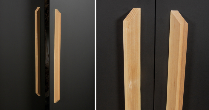 Barcco - Maner pentru mobila, finisaj frasin, L:200 mm [5]