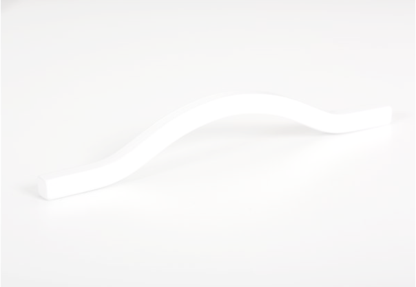 Brave - Maner pentru mobilier, finisaj alb mat, L= 160 mm [2]