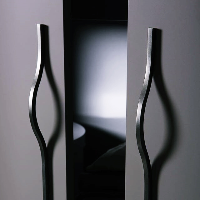 Brave - Maner pentru mobilier, finisaj gri metalizat, L:1040 mm [3]