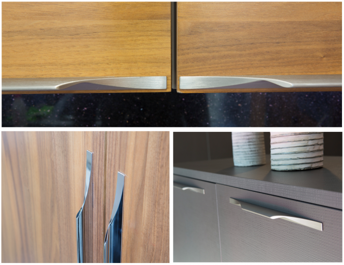 Brikk - Maner pentru mobila, finisaj crom lucios, L:290 mm [5]