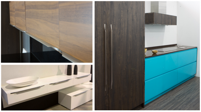 Brikk - Maner pentru mobila, finisaj otel inoxidabil, L:340 mm [3]