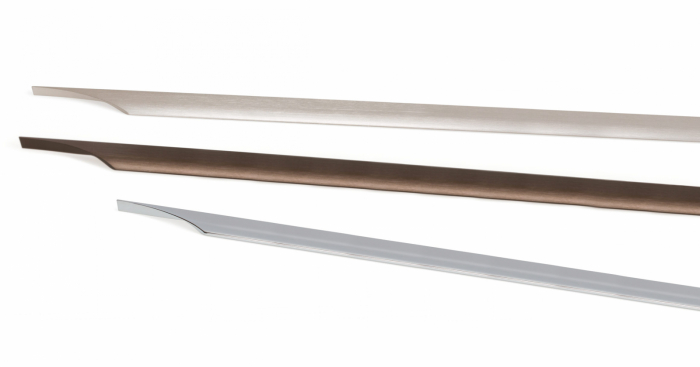 Brikk - Maner pentru mobila, finisaj otel inoxidabil, L:390 mm [2]