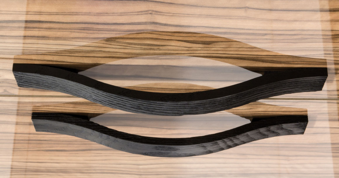 Calin - Maner pentru mobila, finisaj negru periat, L:240 mm [3]