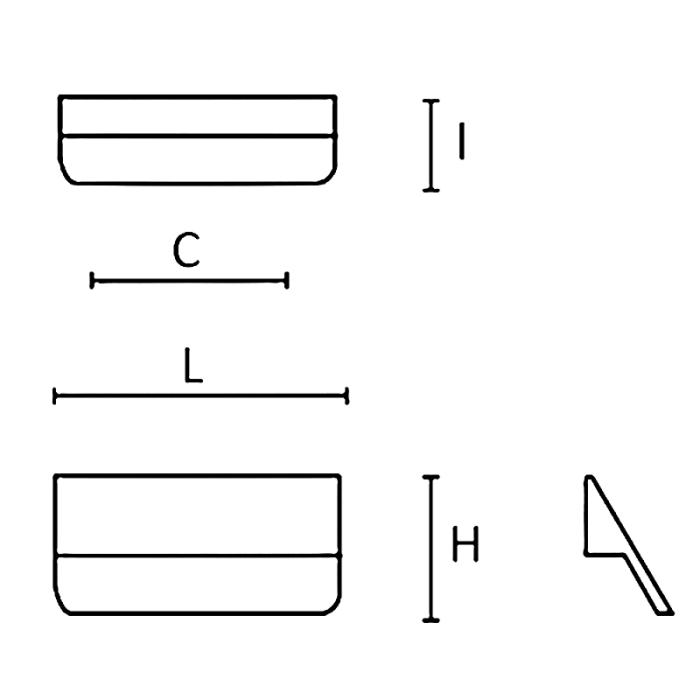 Diego - Maner pentru mobila, finisaj negru satin, L:50 mm [3]