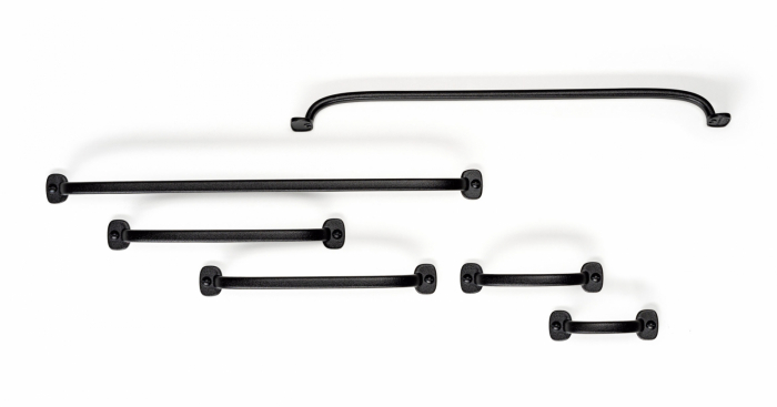 Firm - Maner pentru mobila, finisaj negru texturat, L:125,8 mm [3]