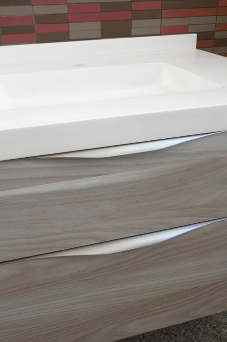 Forma - Maner pentru mobila, finisaj otel inoxidabil, L:247 mm [4]