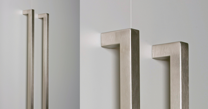 Fort - Maner pentru mobila, finisaj otel inoxidabil periat, L:270 mm [3]