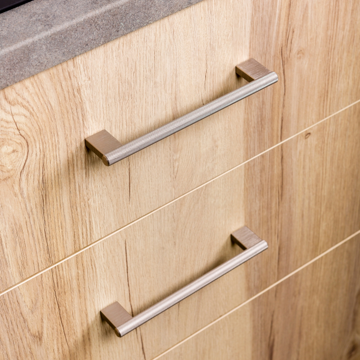 Graf Mini - Maner pentru mobila, finisaj otel inoxidabil, L= 182 mm [2]