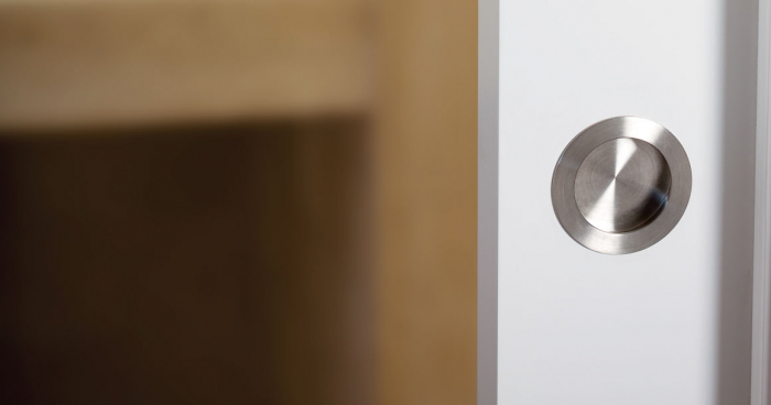 Maner pentru mobila ingropat Radi, finisaj otel inoxidabil periat, D:65 mm [2]