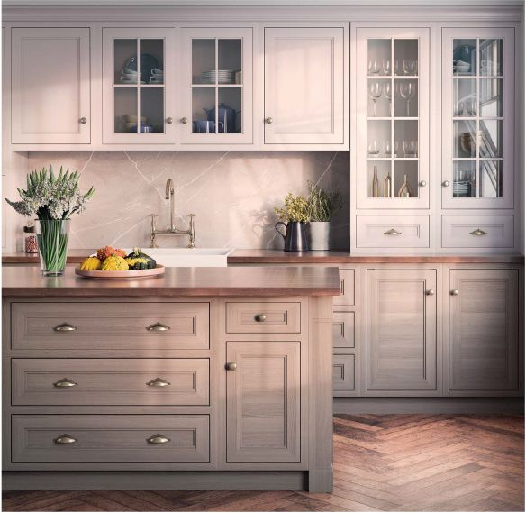 Marsala - Maner pentru mobila, finisaj argint antichizat, L:99.5 mm [6]