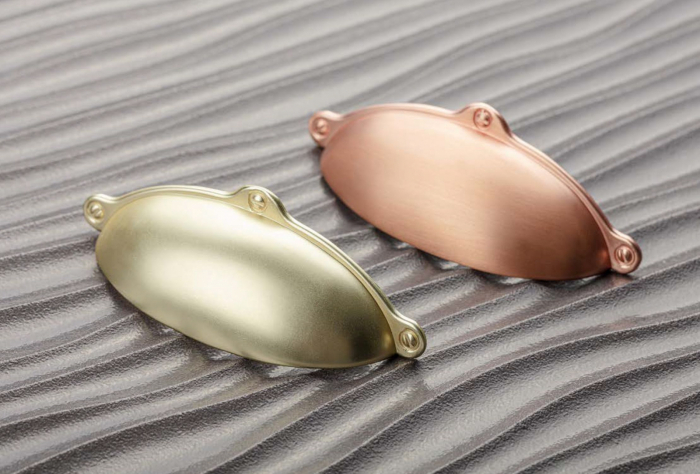 Marsala - Maner pentru mobila, finisaj cupru periat, L:99.5 mm [6]