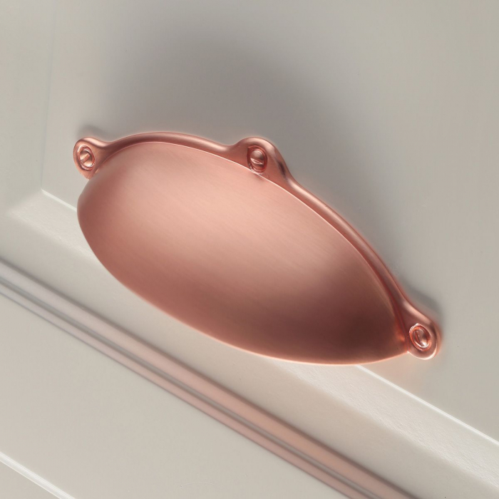 Marsala - Maner pentru mobila, finisaj cupru periat, L:99.5 mm [4]