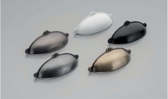 Marsala - Maner pentru mobila, finisaj cupru periat, L:99.5 mm [3]