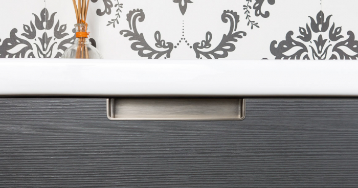 Maner pentru mobila Nest, finisaj nichel periat, L:212.5 mm [2]