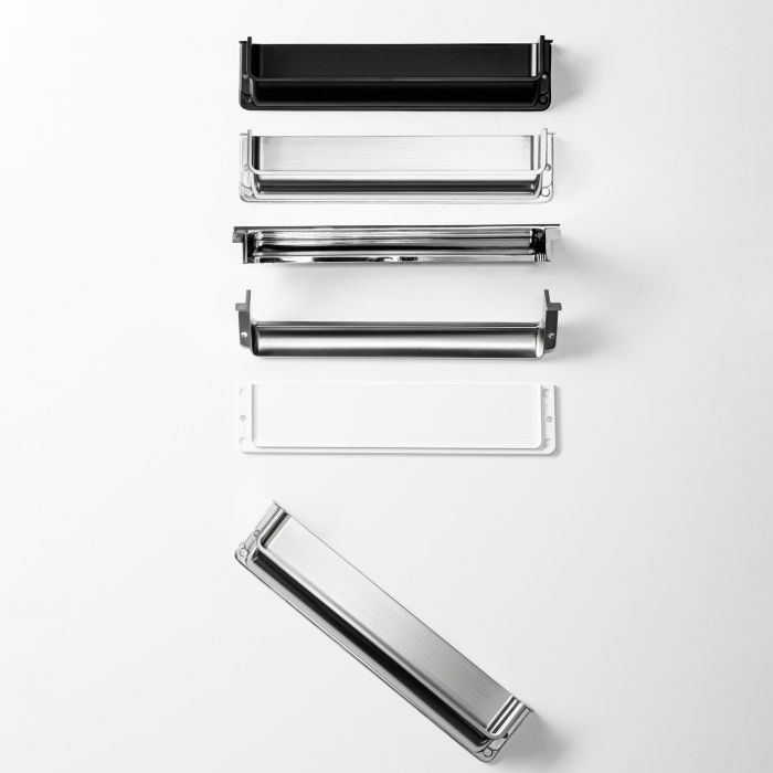 Maner pentru mobila Nest, finisaj nichel periat, L:212.5 mm [4]