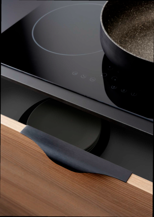 Noma - Maner pentru mobilier, finisaj negru periat, L 200 mm [4]