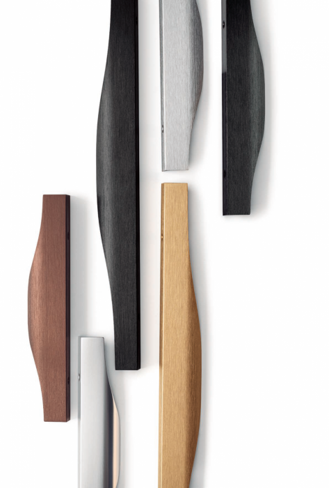 Noma - Maner pentru mobilier, finisaj negru periat, L 350 mm [3]