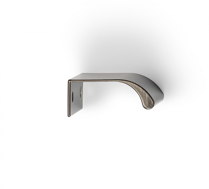 Ona - Maner pentru mobila, finisaj gri metalizat, L 50 mm [3]