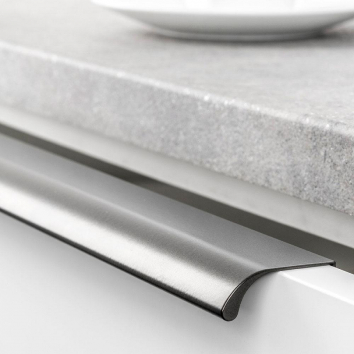 Ona Long - Maner pentru mobila, finisaj gri metalizat, L 600 mm [7]