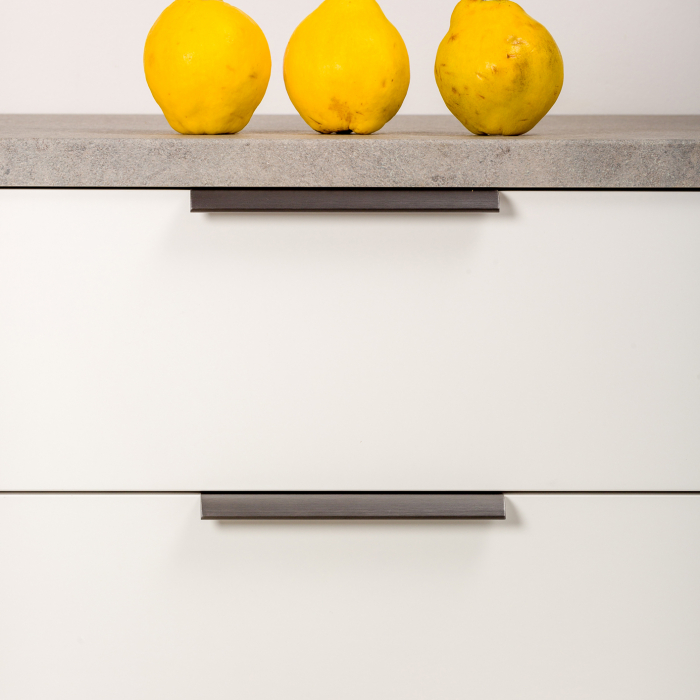 Ona Long - Maner pentru mobila, finisaj gri periat, L 1500 mm [3]