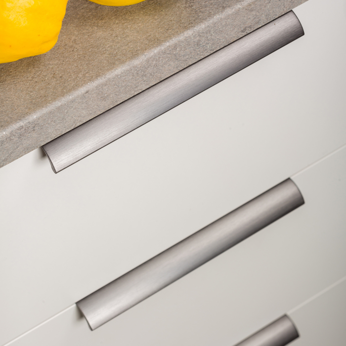 Ona Long - Maner pentru mobila, finisaj otel inoxidabil, L 1100 mm [6]