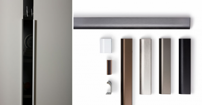 Ona Long - Maner pentru mobila, finisaj otel inoxidabil, L1500 mm [4]