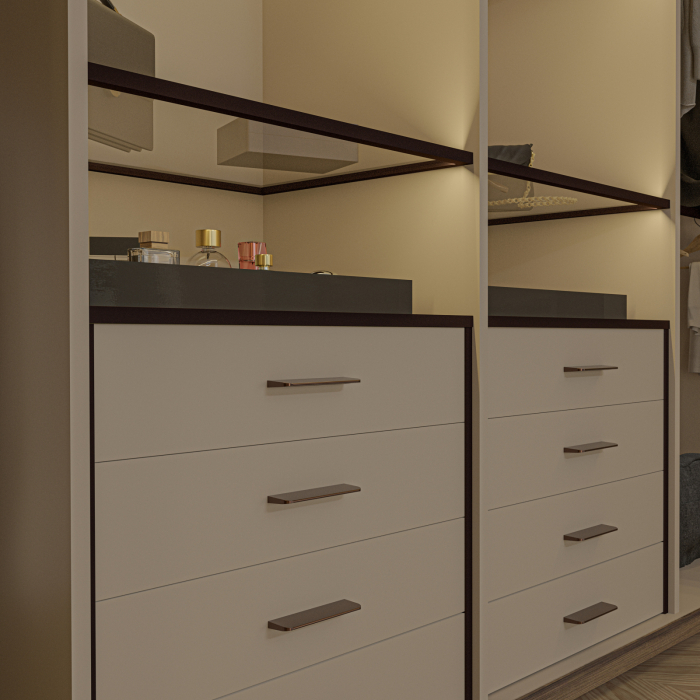 Peak - Maner pentru mobila, finisaj maro metalizat, L 120 mm [5]