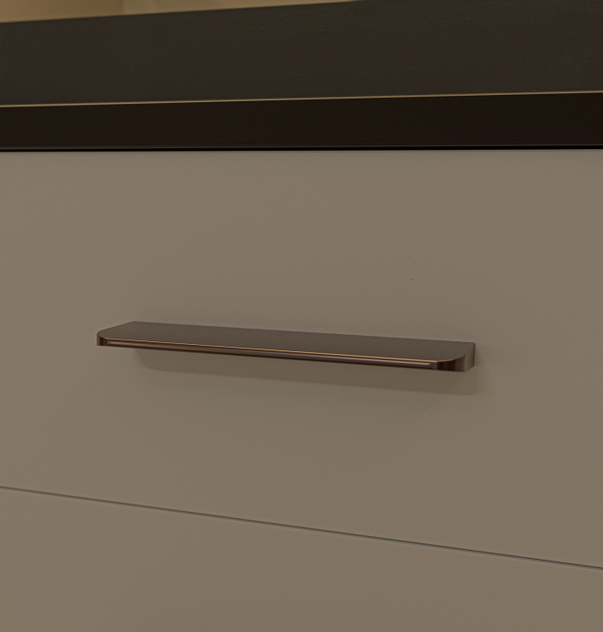 Peak - Maner pentru mobila, finisaj maro metalizat, L 120 mm [6]