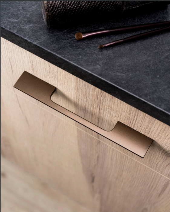 Peak - Maner pentru mobila, finisaj maro metalizat, L 500 mm [3]