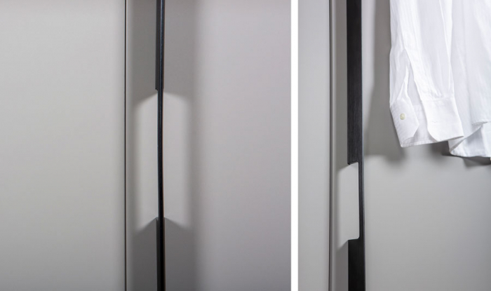 Peak - Maner pentru mobila, finisaj negru periat, L 1150 mm [5]