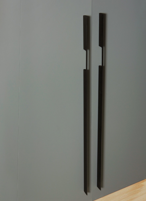 Peak - Maner pentru mobila, finisaj negru periat, L 1150 mm [3]