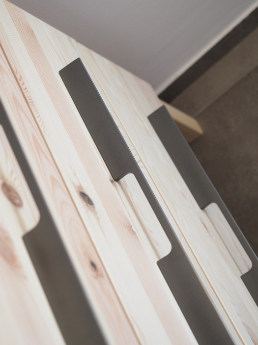 Peak - Maner pentru mobila, finisaj negru periat, L 800 mm [5]