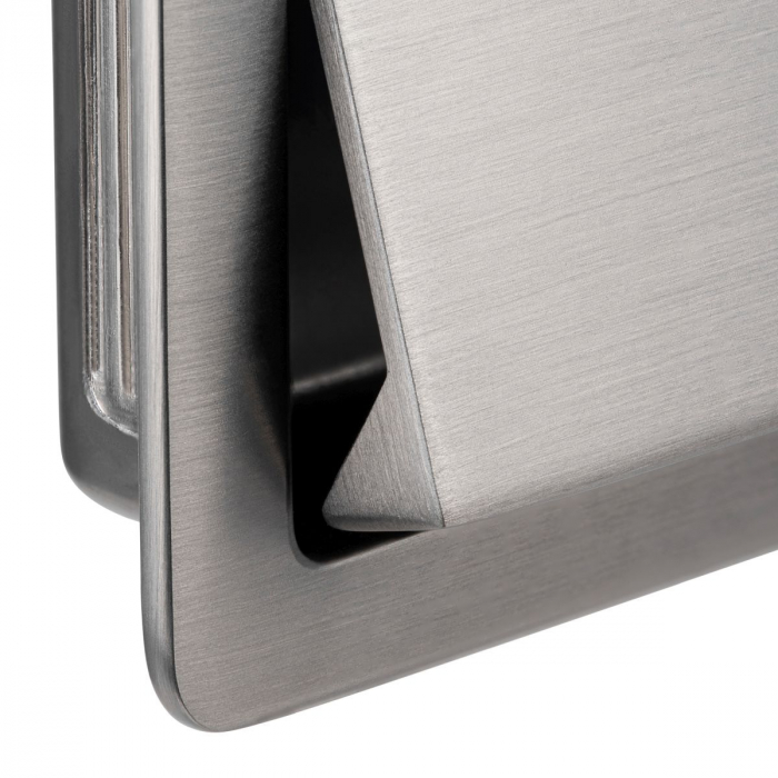 Raso - Maner pentru mobila, finisaj nichel periat, L:70 mm [4]