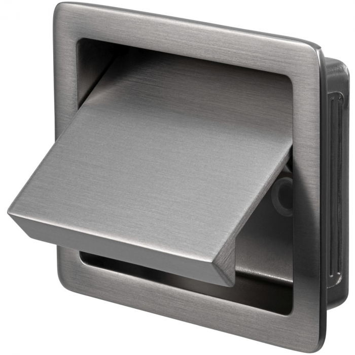 Raso - Maner pentru mobila, finisaj nichel periat, L:70 mm [3]