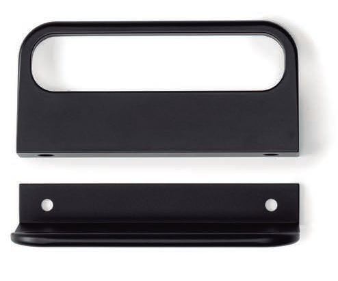 Rim - Maner pentru mobila, finisaj negru mat, L 120 mm [7]