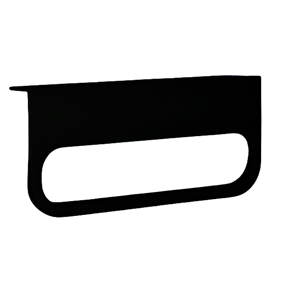 Rim - Maner pentru mobila, finisaj negru mat, L 120 mm [2]