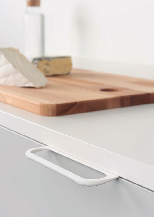 Rim - Maner pentru mobila, finisaj nichel periat, L 120 mm [3]