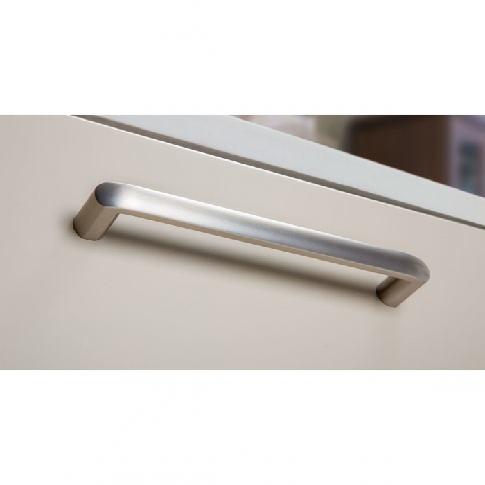 Roma - Maner pentru mobila, finisaj nichel periat, L:207 mm [2]