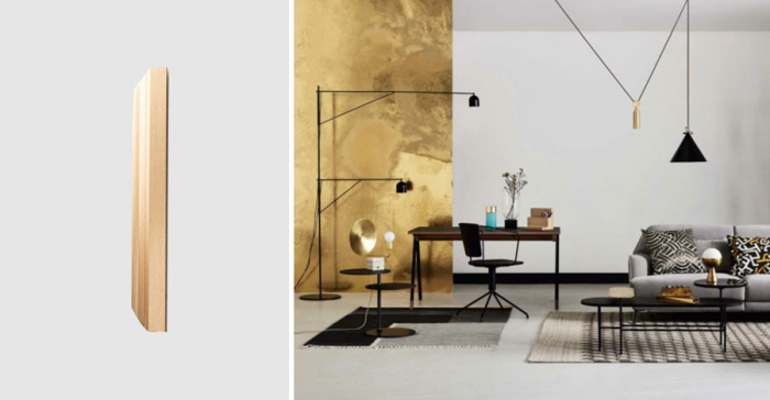 Skala - Maner pentru mobila, finisaj alama cava periata, L 350 mm [4]