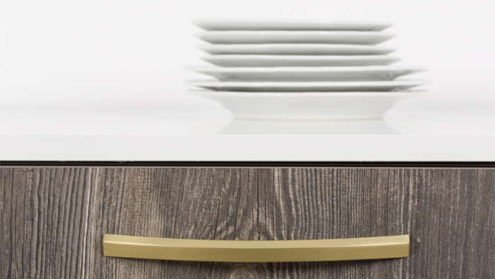 Smee - Maner pentru mobila, finisaj alama periata, L:166 mm [4]