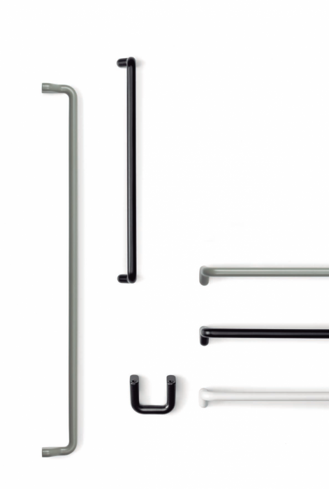 Soft - Maner pentru mobila, finisaj negru mat, L 328 mm [4]