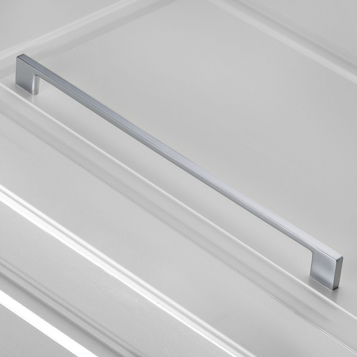 Uzo - Maner pentru mobila, finisaj aluminiu, L:288 mm [3]