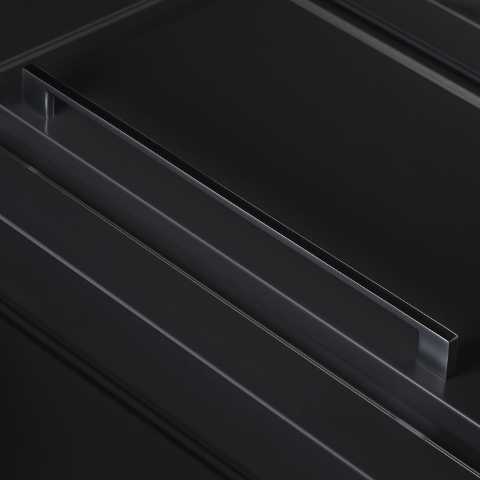 Uzo - Maner pentru mobila, finisaj aluminiu, L:352 mm [4]