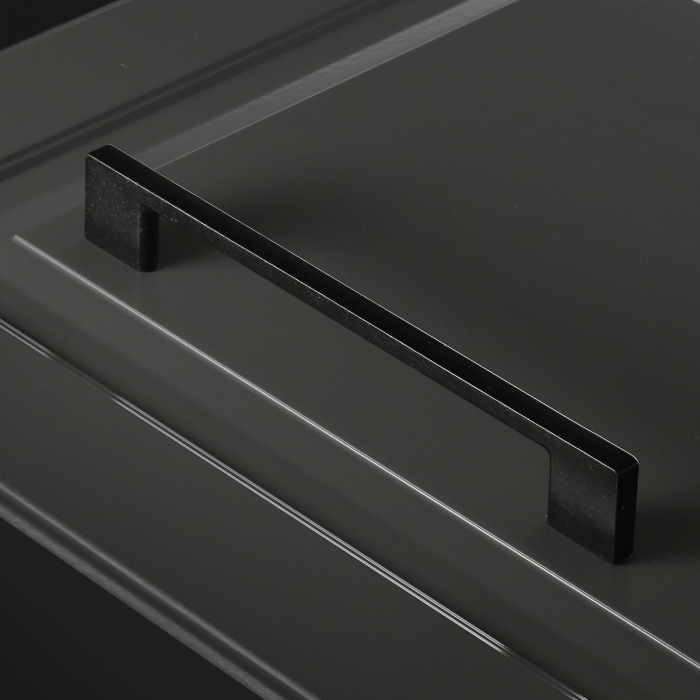 Maner pentru mobila Uzo, finisaj argint antichizat, L:160 mm [5]