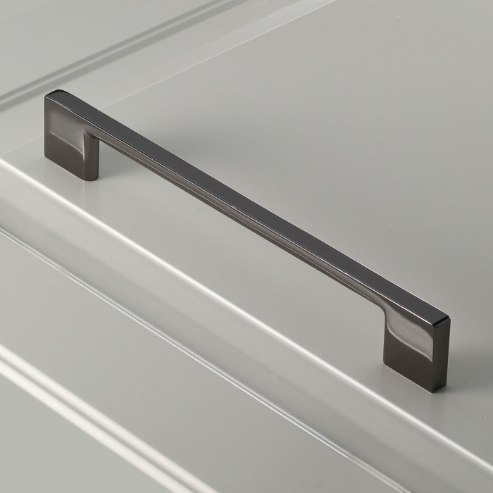 Uzo - Maner pentru mobila, finisaj crom negru, L:288 mm [3]