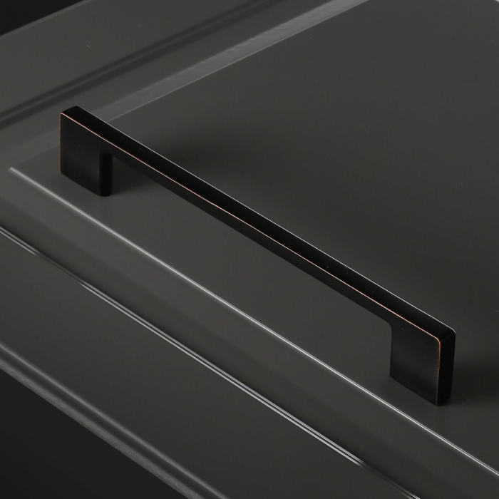 Uzo - Maner pentru mobila, finisaj cupru antichizat, L:288 mm [4]